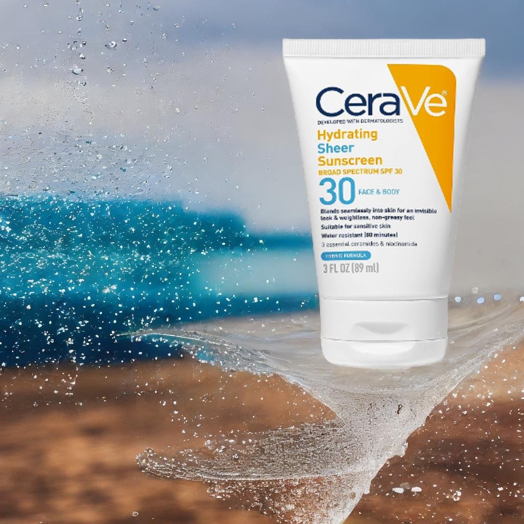 CeraVe Hydrating Sheer Sunscreen SPF 30