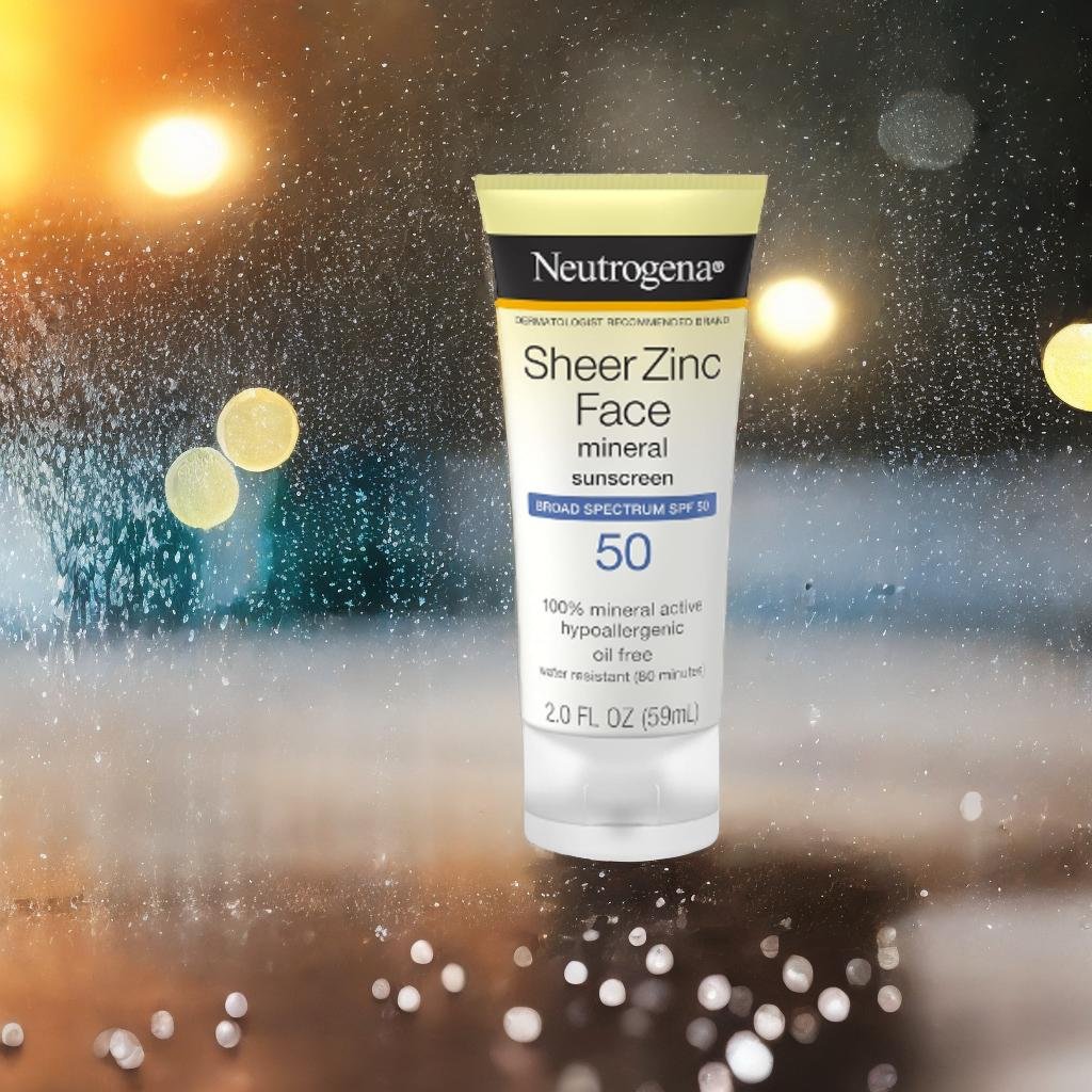 Neutrogena Sheer Zinc Dry-Touch Sunscreen, SPF 50. 20 Best Skincare Routine For Dry Skin According to Dermatologist.wellnesswebcentral.com